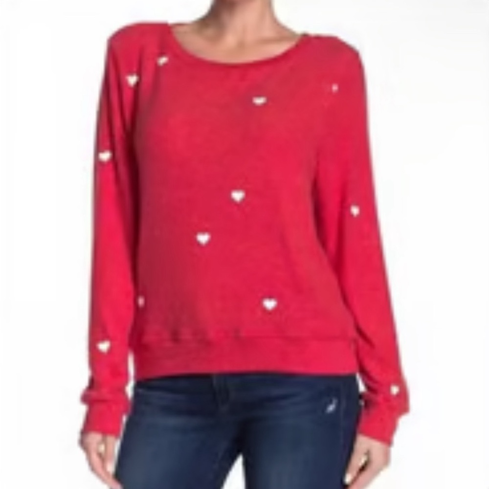 WILDFOX Lovestruck Sommers fuzzy sweatshirt NWT